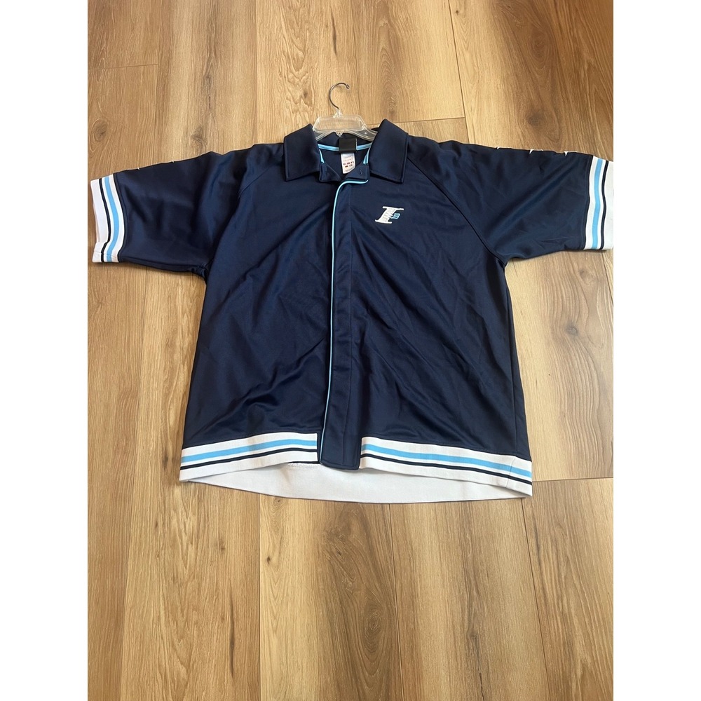 Allen Iverson I3 Reebok Shirt Mens XL Navy Blue The Answer Basketball Vintage